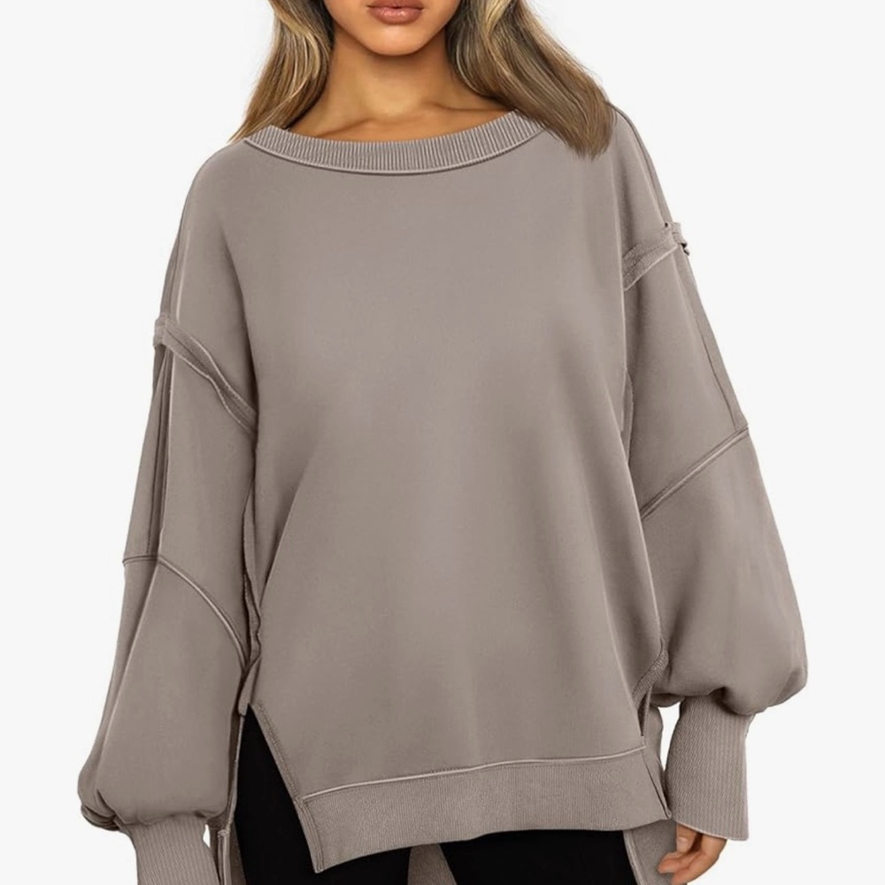 Oversized Gray Sweatshirt